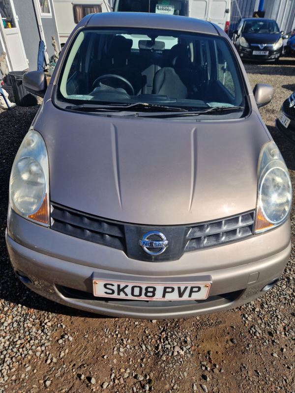 2008 (08) Nissan Note 1.4 Acenta 5dr MOT June. Ulez compliant. For Sale In Edinburgh, Mid Lothian