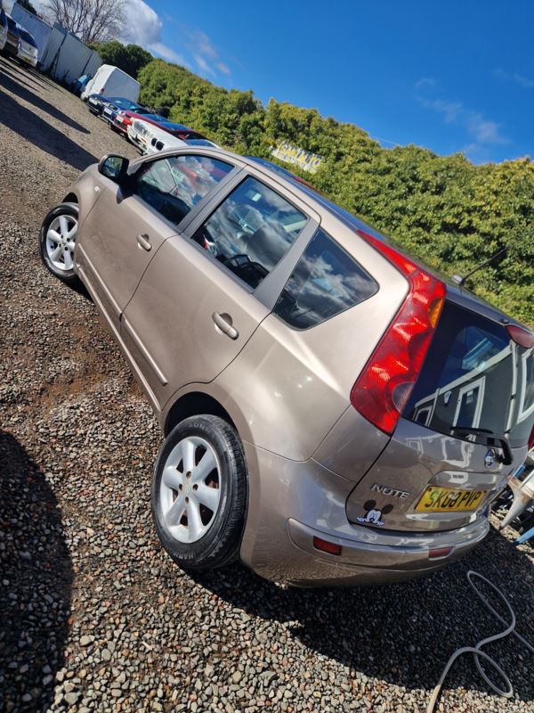 2008 (08) Nissan Note 1.4 Acenta 5dr MOT June. Ulez compliant. For Sale In Edinburgh, Mid Lothian
