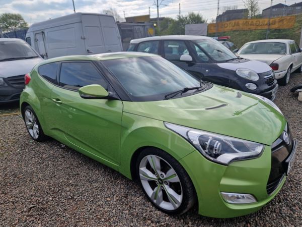 2013 (13) Hyundai Veloster 1.6 GDi Sport 4dr Mot November, 82k miles, lovely colour. Ulez compliant For Sale In Edinburgh, Mid Lothian
