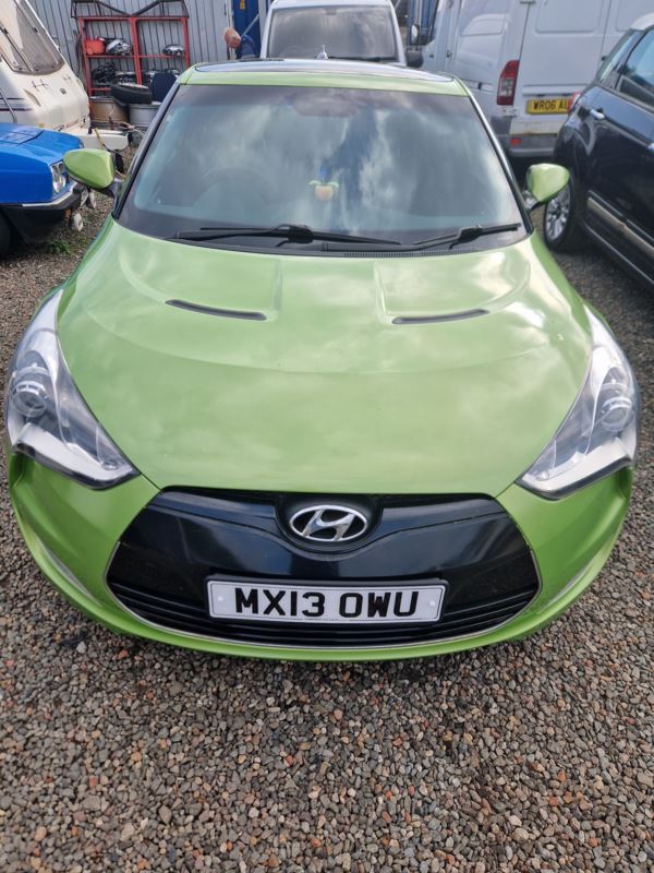 2013 (13) Hyundai Veloster 1.6 GDi Sport 4dr Mot November, 82k miles, lovely colour. Ulez compliant For Sale In Edinburgh, Mid Lothian
