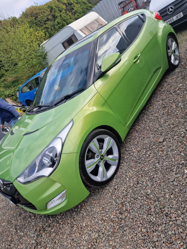2013 (13) Hyundai Veloster 1.6 GDi Sport 4dr Mot November, 82k miles, lovely colour. Ulez compliant For Sale In Edinburgh, Mid Lothian