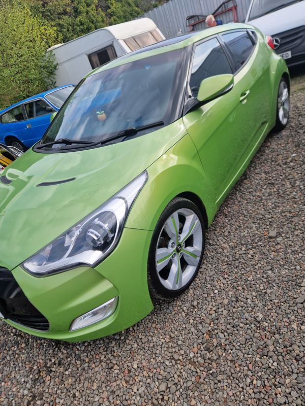 2013 (13) Hyundai Veloster 1.6 GDi Sport 4dr Mot November, 82k miles, lovely colour. Ulez compliant For Sale In Edinburgh, Mid Lothian