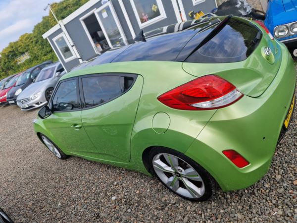 2013 (13) Hyundai Veloster 1.6 GDi Sport 4dr Mot November, 82k miles, lovely colour. Ulez compliant For Sale In Edinburgh, Mid Lothian