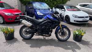 2014 64 Triumph Tiger Tiger 800 64 reg 2 owners fsh rear rack. new tyres. every reciept.Lovely Doors 