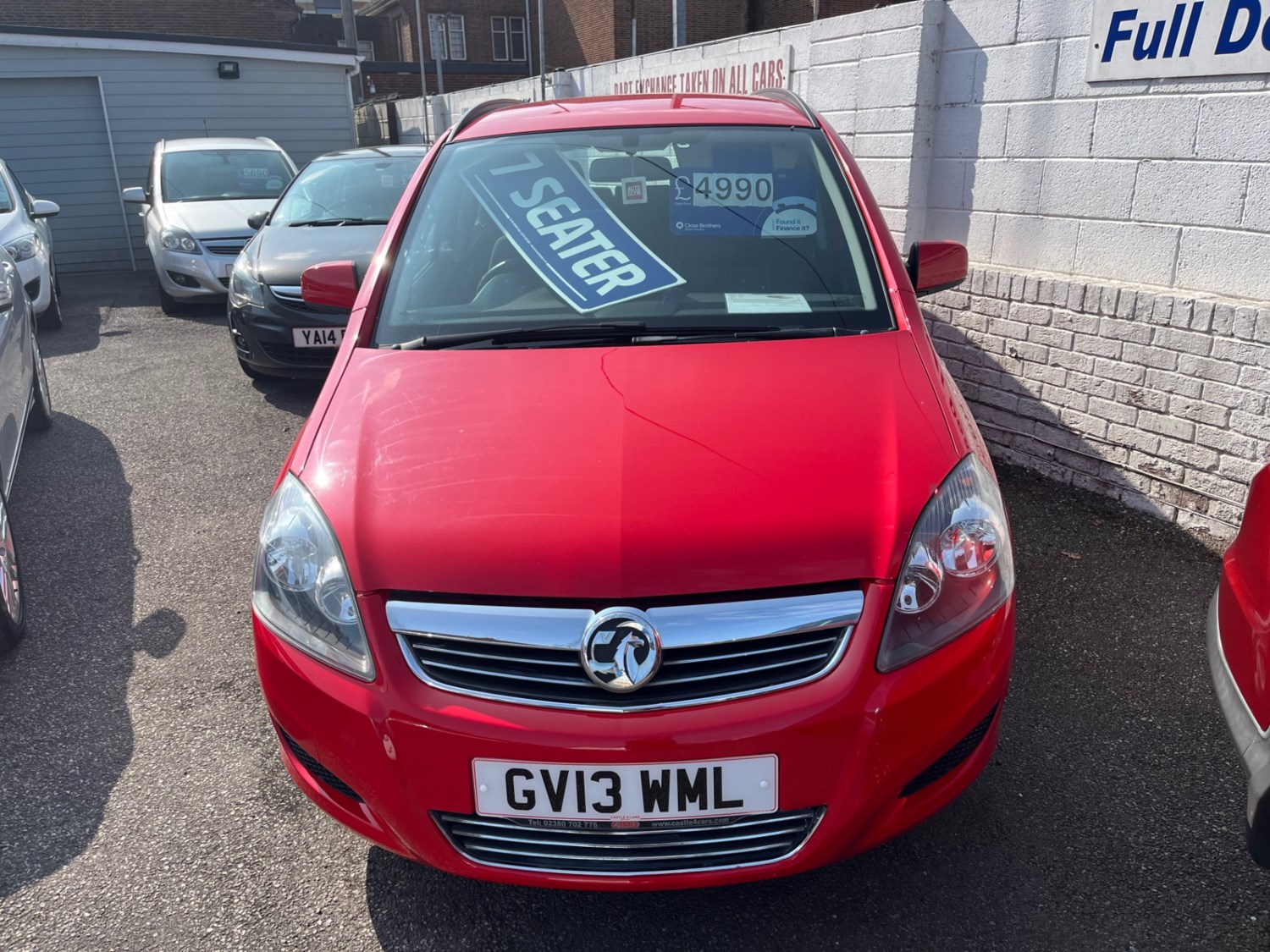 Vauxhall Zafira Listing Image