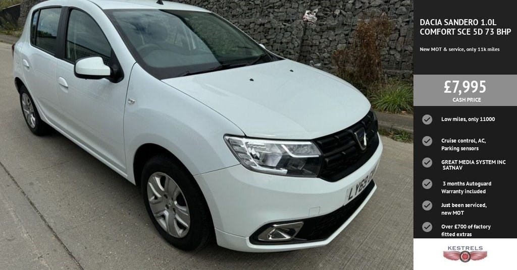 Dacia Sandero Listing Image