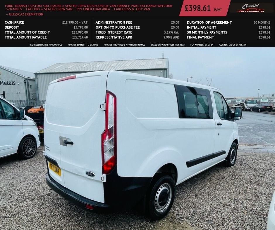 Ford Transit Custom Listing Image