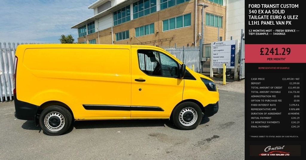 Ford Transit Custom Listing Image