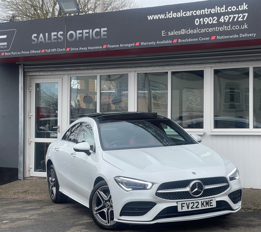 2022 used Mercedes-Benz CLA Class 1.3 CLA250e 15.6kWh AMG Line (Premium Plus) Coupe 4dr Petrol Plug-in Hybrid