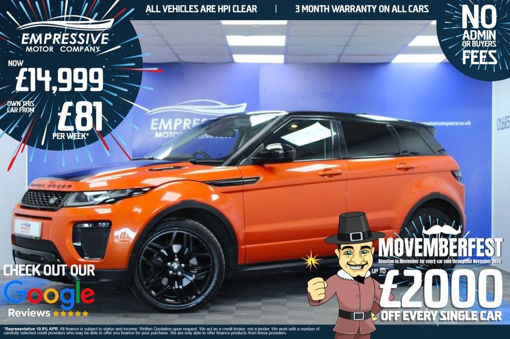 Land Rover Range Rover Evoque Listing Image