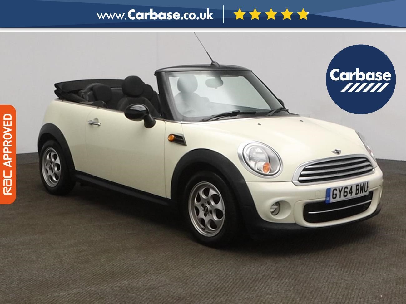 (2014) MINI Convertible 1.6 Cooper D 2dr Convertible Parking Sensors - Bluetooth Connectivity - DAB Radio - Aux Mp3 Input