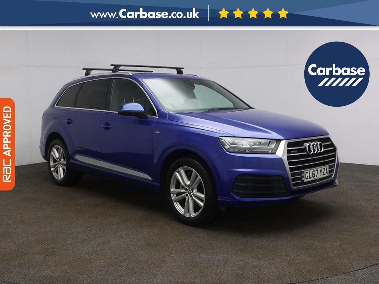 (2017) Audi Q7 3.0 TDI 218 Quattro S Line 5dr Tip Auto - SUV 7 Seats Satellite Navigation - Apple CarPlay - Android Auto - Parking Sensors