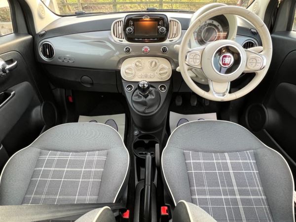2018 (68) Fiat 500 1.2 Lounge 3dr Full history, Great spec 1 former keeper For Sale In Flint, Flintshire
