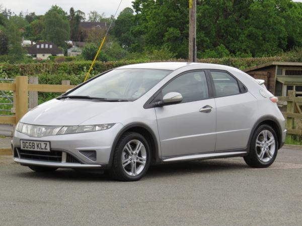 2008 (58) Honda Civic 1.4 i-Dsi SE 5dr Cheap Tax Fantastic MPG 2 keepers Great service record For Sale In Flint, Flintshire