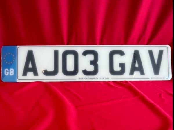  Number PLATE FOR CARS REGISTERED 1ST MARCH 2003 ONWARDS For Sale In CROOK, County Durham