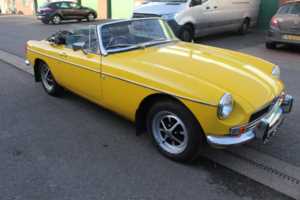 1974 MG B Roadster With Overdrive Doors Convertible
