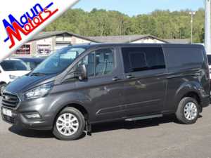 2021 21 Ford Transit Custom 320 TDCi 170PS Limited Double Cab-In Van, 6 Seat CREW VAN, Euro 6 DCIV 5 Doors Crew Van