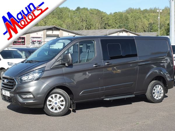 2021 (21) Ford Transit Custom 320 TDCi 170PS Limited Double Cab-In Van, 6 Seat CREW VAN, Euro 6 DCIV For Sale In Sutton In Ashfield, Nottinghamshire