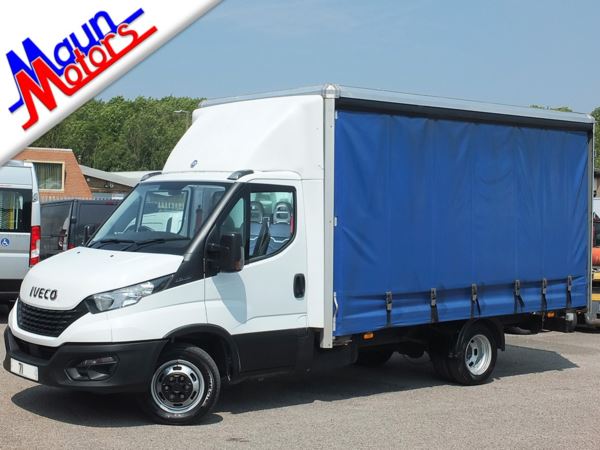 2021 (71) Iveco Daily 35C14 DRW, CURTAIN-SIDER with AIR CON, Euro 6 For Sale In Sutton In Ashfield, Nottinghamshire