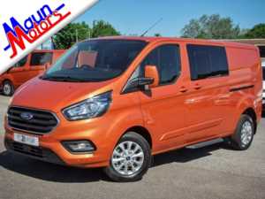 2021 21 Ford Transit Custom 320 TDCi 170PS Limited Double Cab-In Van 6 Seat CREW VAN 6 Doors PANEL VAN