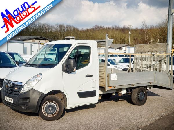 2016 (66) Vauxhall Movano F3500 CDTi 125PS, L2 Beavertail PLANT TRANSPORTER, Fold-Down Tailgate, DAB For Sale In Sutton In Ashfield, Nottinghamshire