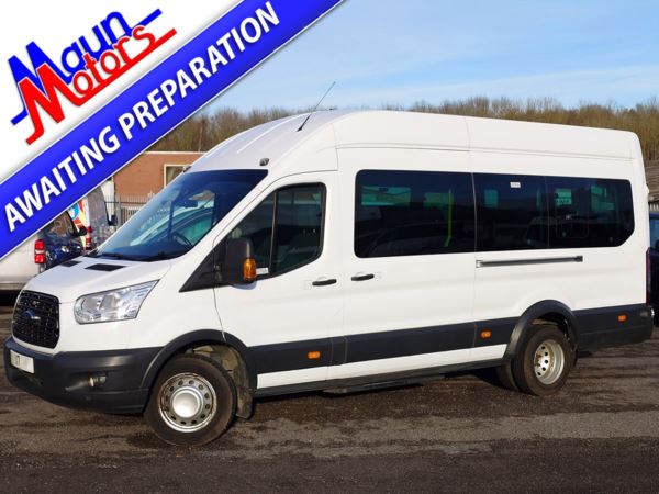 2017 (17) Ford Transit T460 TDCi 125PS Trend, 17 Seat Minibus with AIR CON & Overhead Storage For Sale In Sutton In Ashfield, Nottinghamshire