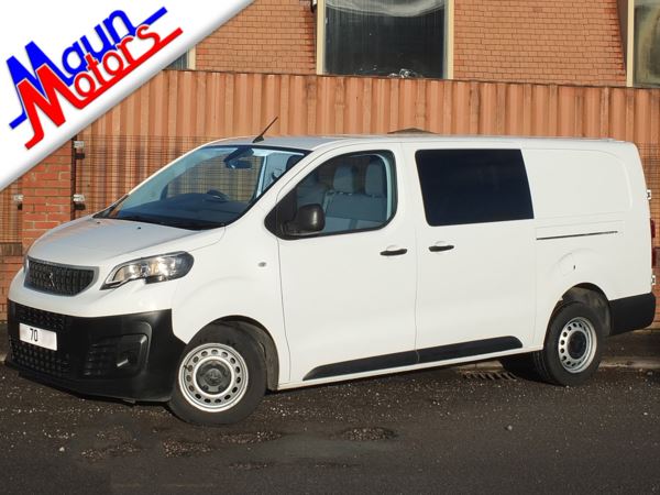 2020 (70) Peugeot Expert 1400 2.0 BlueHDi 120PS Professional Long Crew Van - L2H1 6 Seat Double Cab For Sale In Sutton In Ashfield, Nottinghamshire