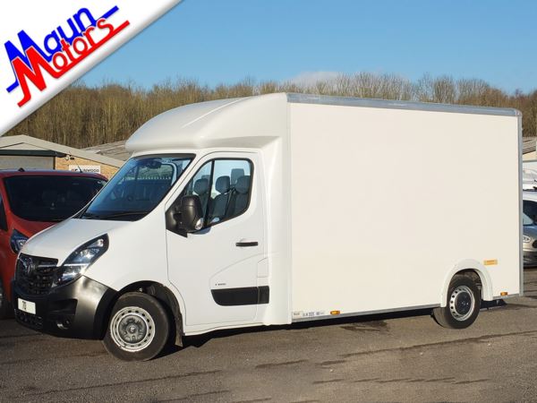 2021 (70) Vauxhall Movano F3500 CDTi 135PS L3H1 Low-Floor Step-In LUTON Box Van with Air Con, Euro 6 For Sale In Sutton In Ashfield, Nottinghamshire