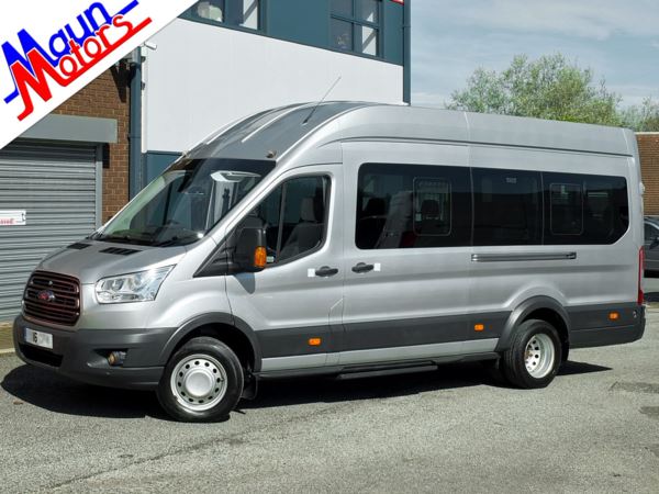 2016 (16) Ford Transit T460 TDCi 155PS, Euro 6, Trend, 17 Seat Minibus, Front and Rear Air Con For Sale In Sutton In Ashfield, Nottinghamshire