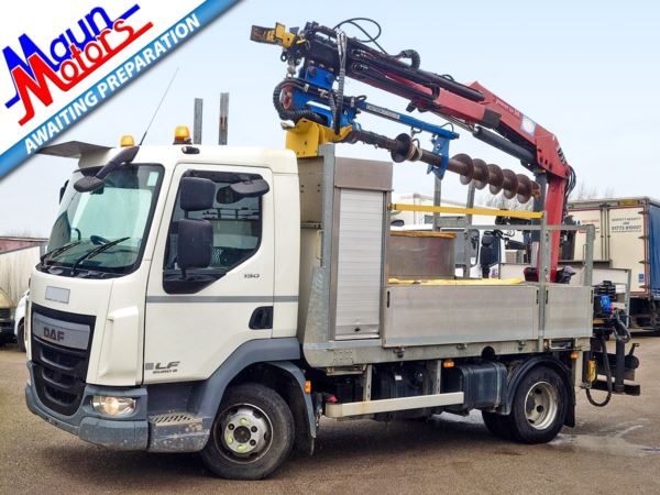 2015 (65) Daf Trucks LF 150 FA, Euro 6, 7.5t GVW, PEU CRANE LORRY Dropside Pole Erection Unit For Sale In Sutton In Ashfield, Nottinghamshire