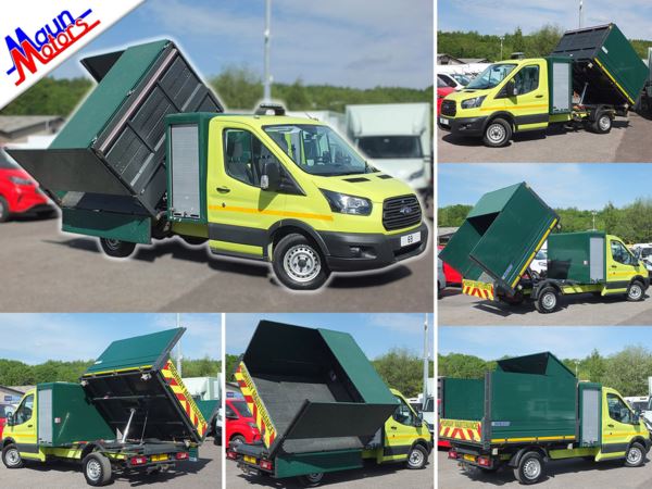 2019 (69) Ford Transit T350 EcoBlue 130PS L2, 3-Way ARB TIPPER with TOOLPOD, One-Stop, Euro 6 For Sale In Sutton In Ashfield, Nottinghamshire