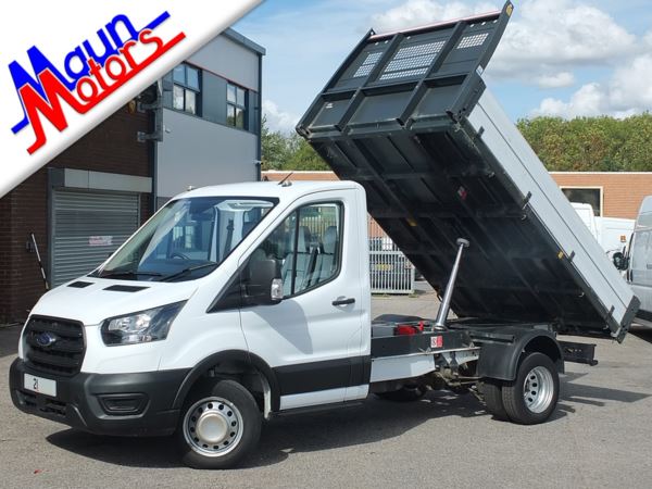 2021 (21) Ford Transit T350 EcoBlue 130PS Leader L2 DRW 1-Way TIPPER Euro 6 For Sale In Sutton In Ashfield, Nottinghamshire
