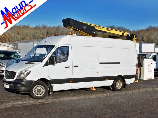 2014 (64) Mercedes-Benz Sprinter 513 CDi BlueEFFICENCY, 5t 14m CHERRY PICKER Van, Versalift Eurotel ET 38LF For Sale In Sutton In Ashfield, Nottinghamshire