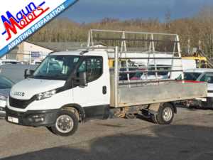 2022 72 Iveco Daily 35C14 DRW, Euro 6, LWB DROPSIDE with GLASS FRAIL, AIR CON, Cruise, B/tooth 2 Doors Glazing Frail Van