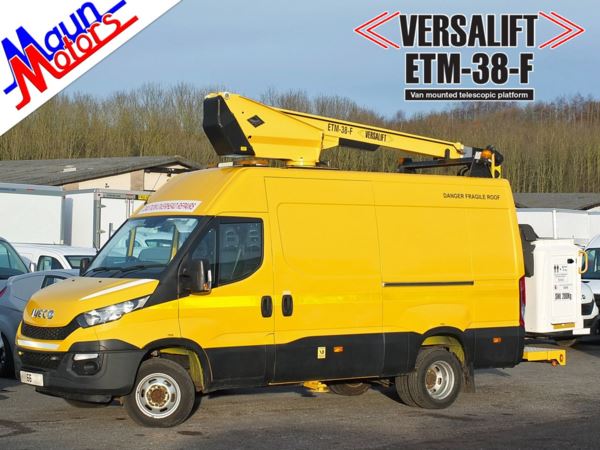 2016 (66) Iveco DAILY 50C17 Daily 50C17, 5.2t, 14m CHERRY PICKER Van, Versalift ETM-38-F, MEWP For Sale In Sutton In Ashfield, Nottinghamshire