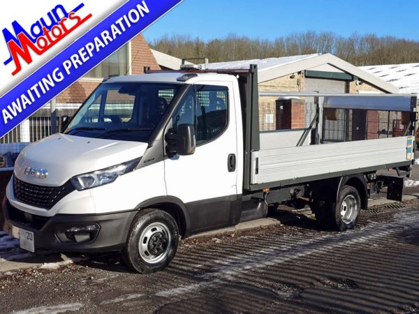 2020 (20) Iveco Daily 35C14, DROPSIDE with TAIL LIFT, AIR CON & Fall-Arrest, DRW, Euro 6 For Sale In Sutton In Ashfield, Nottinghamshire