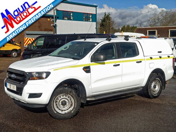 2017 (17) Ford Ranger XL 4x4 TDCi 160PS Euro 6, Double Cab 4WD Pick-Up Utility Vehicle, A/C, DAB For Sale In Sutton In Ashfield, Nottinghamshire