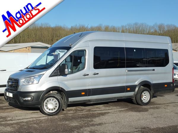 2020 (70) Ford Transit T460 TDCi 170PS Trend, 17 Seat Minibus, AIR CON & Luggage Racks, Euro 6 For Sale In Sutton In Ashfield, Nottinghamshire