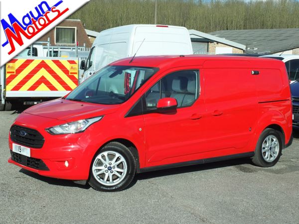 2019 (19) Ford Transit Connect 240 TDCi 120PS Limited, Euro 6, LWB Small Panel Van, Racking, A/C, Sat Nav For Sale In Sutton In Ashfield, Nottinghamshire