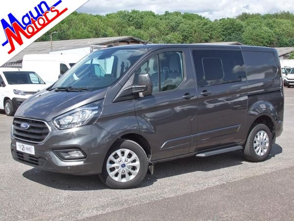 2021 (21) Ford Transit Custom 300 TDCi 170PS 'Limited' Double Cab-In Van, 6 Seat CREW VAN, Euro 6, A/Con For Sale In Sutton In Ashfield, Nottinghamshire