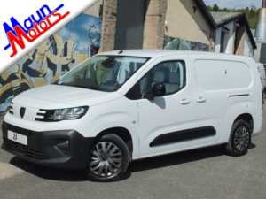 2024 24 Peugeot Partner 1000 Asphalt Long BlueHDi 100PS S&S Euro 6 L2 Small Panel Van with AIR CON 6 Doors PANEL VAN