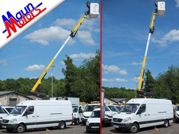 2013 (13) Mercedes-Benz Sprinter 513 CDi BlueEFFICENCY, 5t 14m CHERRY PICKER Van, Versalift Eurotel ET 38LF For Sale In Sutton In Ashfield, Nottinghamshire