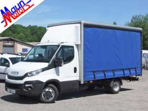 2020 20 Iveco Daily 35C14 HI-MATIC Automatic, CURTAIN-SIDER, AIR CON, DRW, Euro 6, 1 Owner, FSH 4 Doors Curtainsider