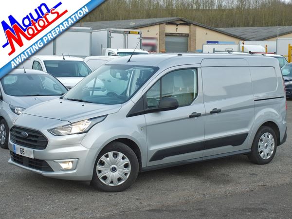 2018 (68) Ford Transit Connect 210 TDCi 100PS Trend, LWB Small Panel Van, Air Con, Sat Nav, DAB, Bluetooth For Sale In Sutton In Ashfield, Nottinghamshire