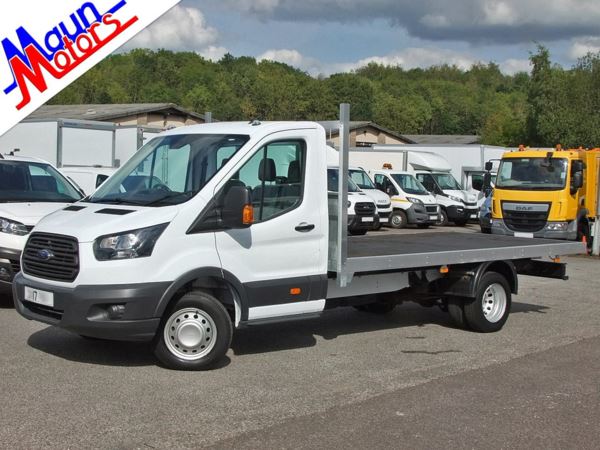2017 (17) Ford Transit T350 TDCi 130PS L4 FLATBED, DRW, Euro 6, NEW 13ft 9in Flatbed Pick-Up Body! For Sale In Sutton In Ashfield, Nottinghamshire