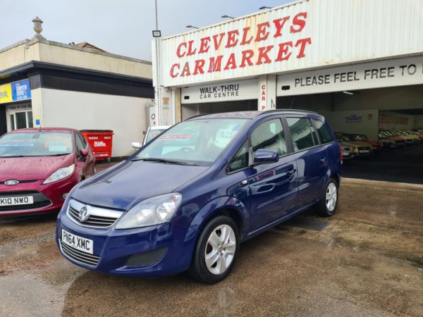 2014 (64) Vauxhall Zafira 1.8 'Exclusiv' 7 Seater Petrol For Sale In Thornton-Cleveleys, Lancashire