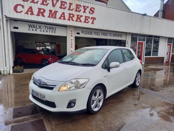 2010 (60) Toyota Auris 1.8 VVTi Electric/Petrol Hybrid T4 Automatic For Sale In Thornton-Cleveleys, Lancashire