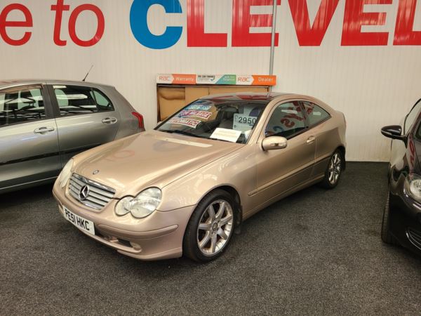 2001 (51) Mercedes-Benz C CLASS C180 2.0 Automatic 3-Door Coupe For Sale In Thornton-Cleveleys, Lancashire