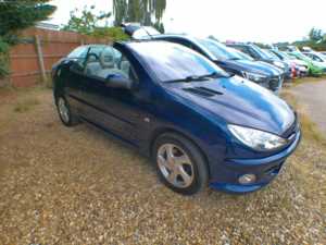 2005 54 Peugeot 206 1.6 Allure 2dr [AC] 2 Doors CONVERTIBLE