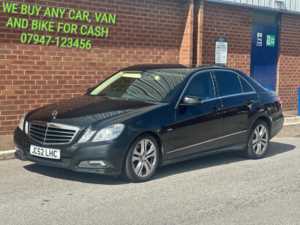 2010 52 Mercedes-Benz E CLASS E200 CDI BlueEFFICIENCY Avantgarde 4dr Tip Auto 4 Doors SALOON